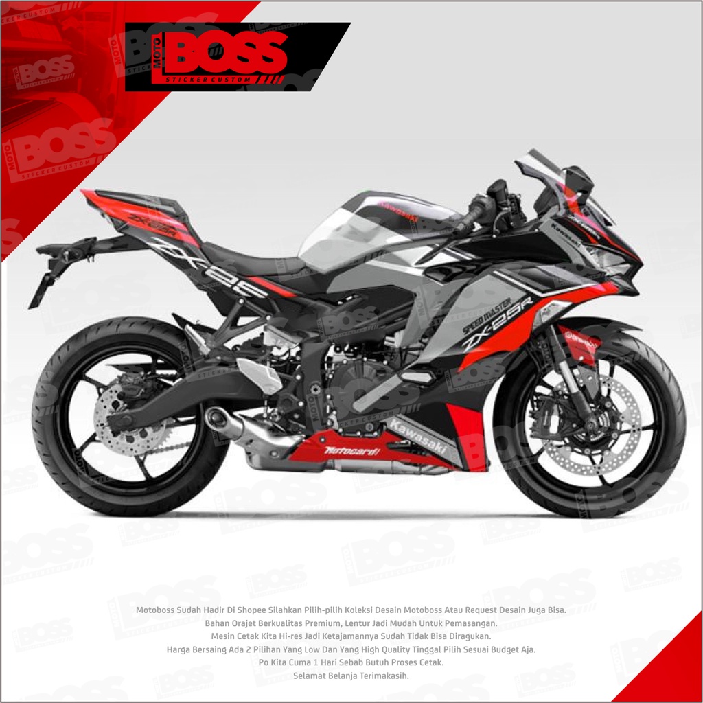Sticker Decal FULL BODY NINJA ZX25 R  Stiker Decal ZX25R Kode Kosong dua