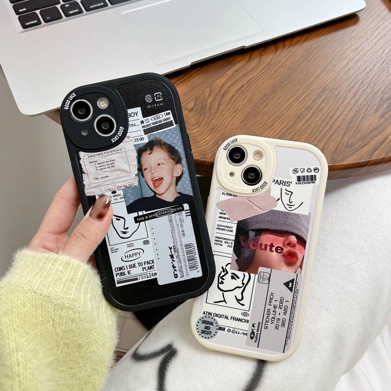 Couples Boy and Gir Soft Case Realme C1 C2 5S 5i 6 7i 8i 8 Pro 9i C11 C20 C12 C15 C17 C21Y C25Y C35 RENO 4F 5 6 7Z Black Silicone Case for Girl women gifts Baolongwish