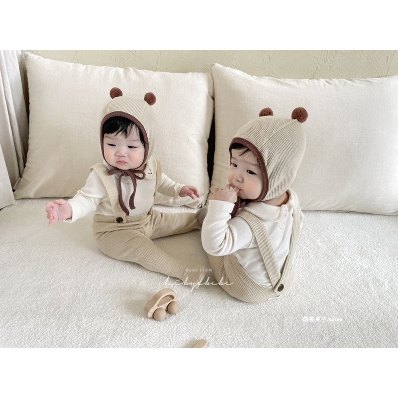 Dudu overall set bayi leging bayi set