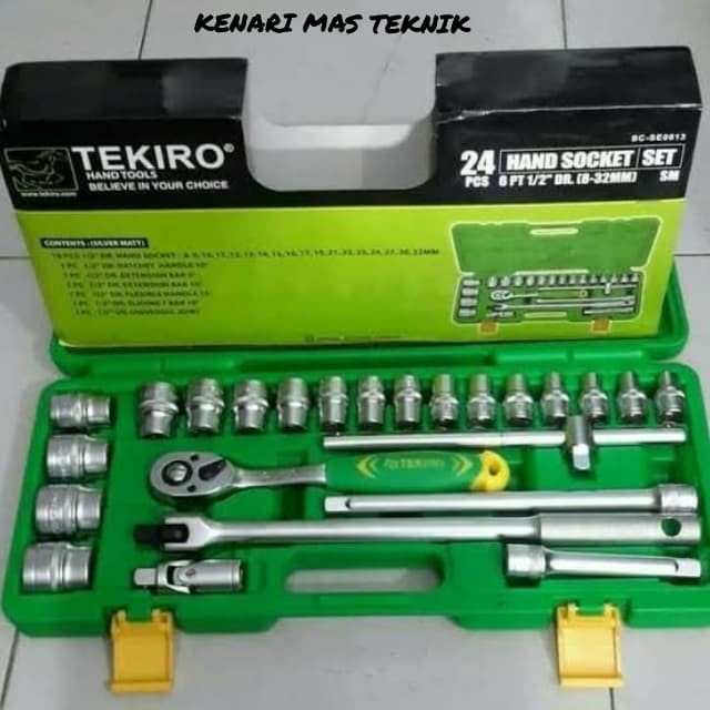 Shock Kunci Sok Set Tekiro 8-32 Box Plastik 6Pt