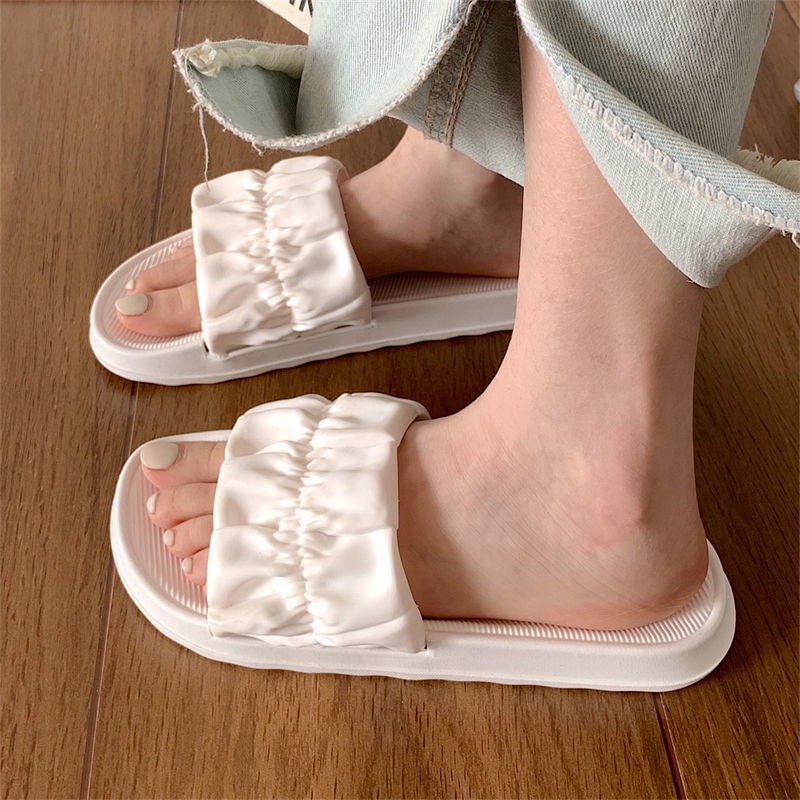 Sandal Slop Jelly Wanita EF29/ Sendal Wanita Motif Kerut Soft Slipper Anti Slip Elastic ACC