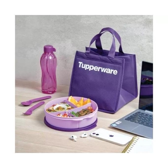 Tupperware fit to go lunch set tempat bekal makan