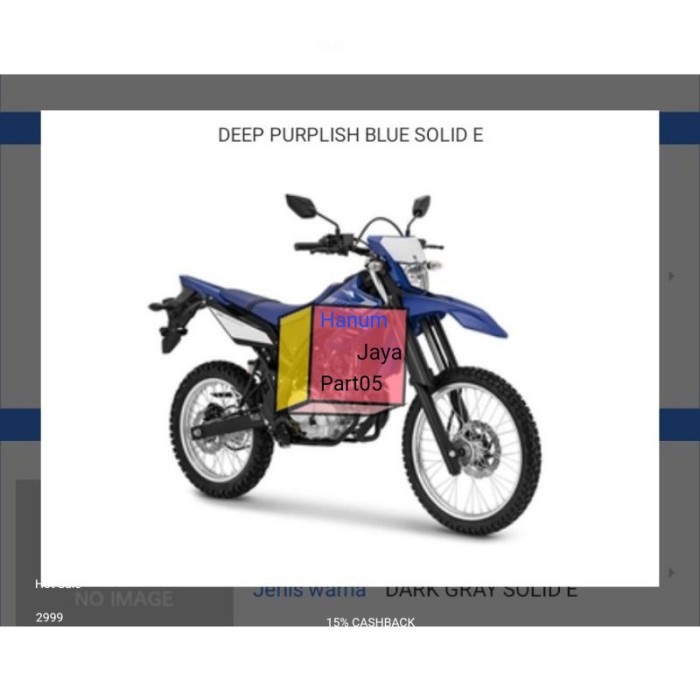 Pesenan Part WR155, WR 155 Original Yamaha