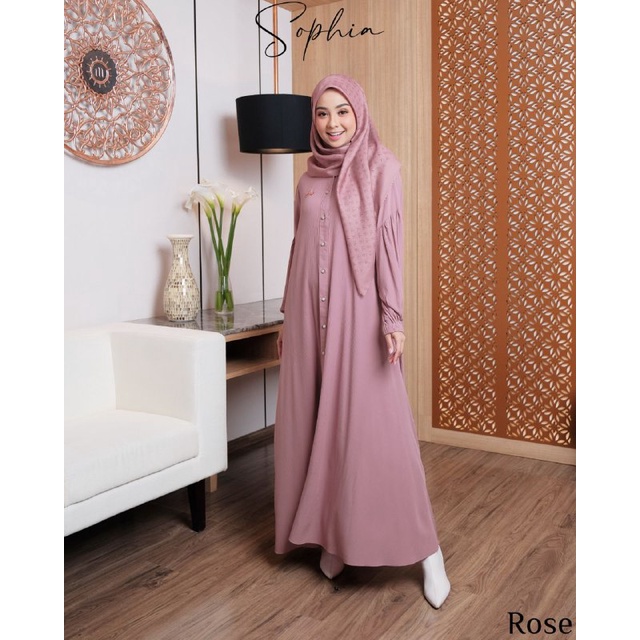 Gamis Only. Gamis Sophia - Aden Hijab (READY STOCK)