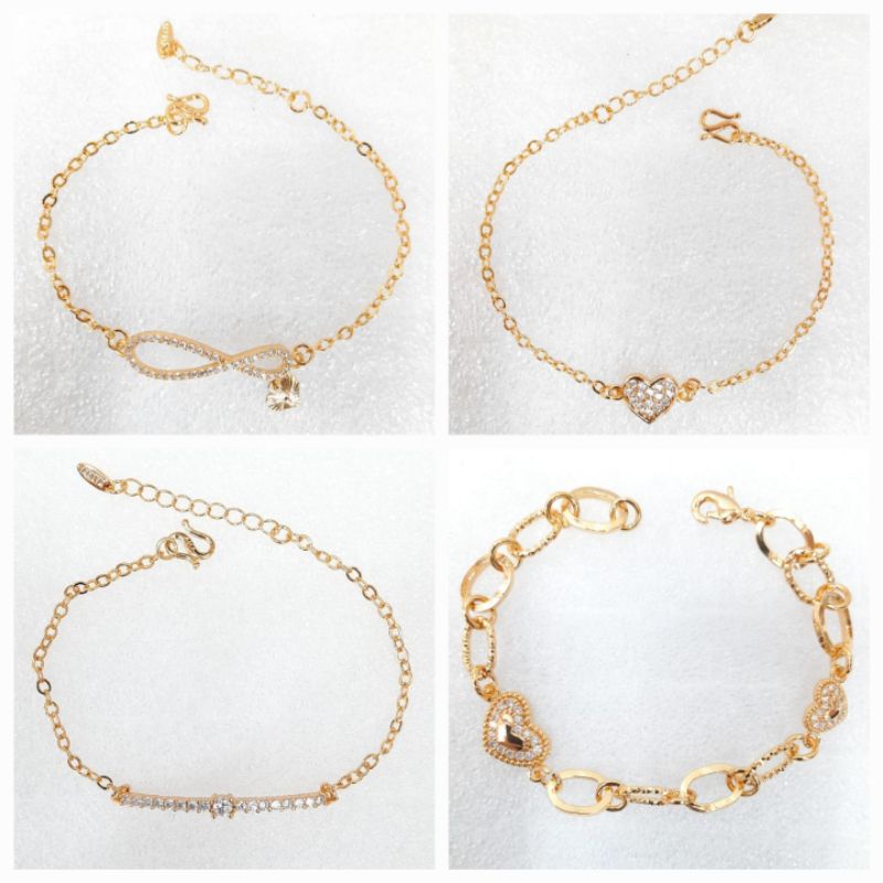 gelang emas rantai mata wanita dewasa RM01