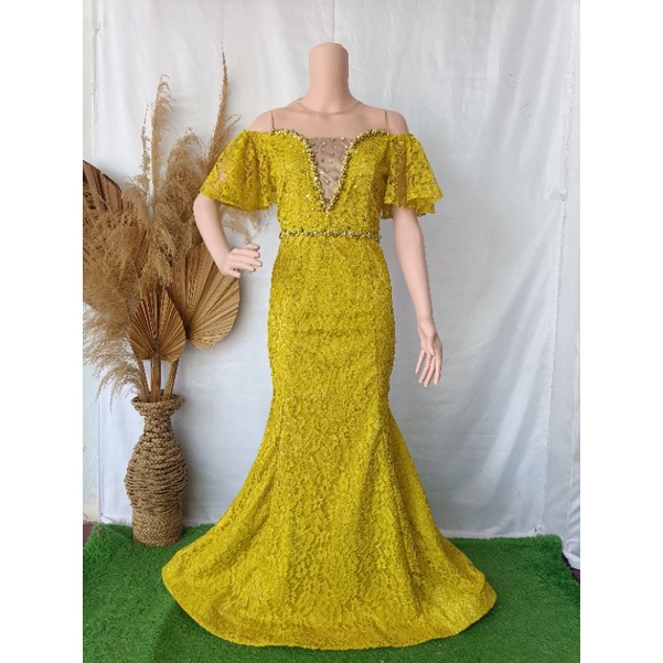 GAUN PENYANYI PESTA SINGER duyung full mote