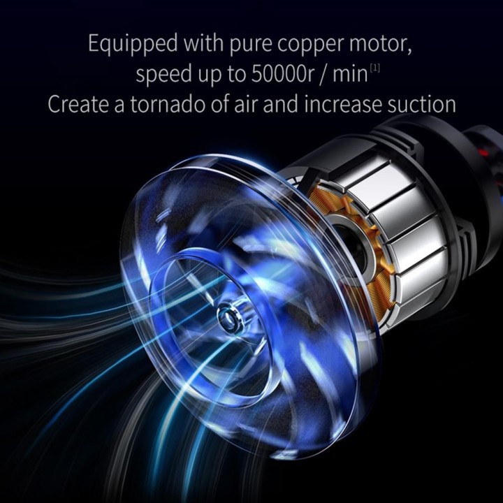 V6 - Portable Cordless Vacuum Cleaner for Car and Home - 60W 3400Pa