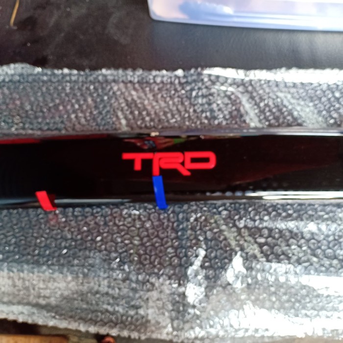 cover bumper depan TRD fortuner VRZ 2016-2018