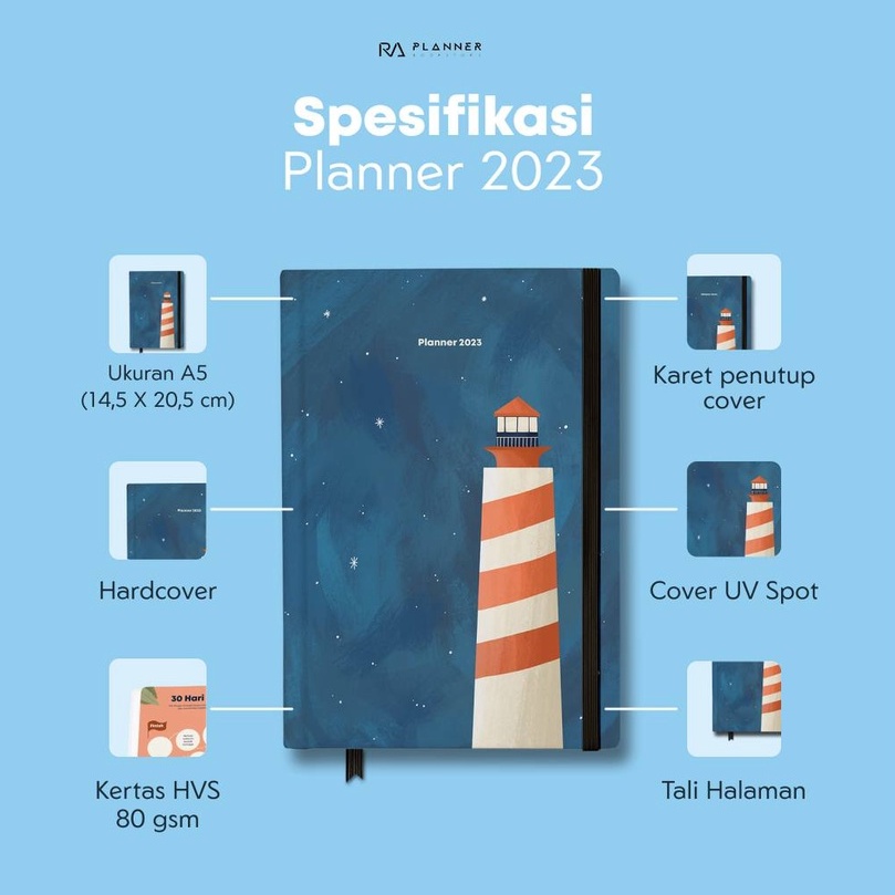 

[MOCCA PLANNER] Undate Planner dari Planner 2023 / 2022 Buku Agenda Tahunan