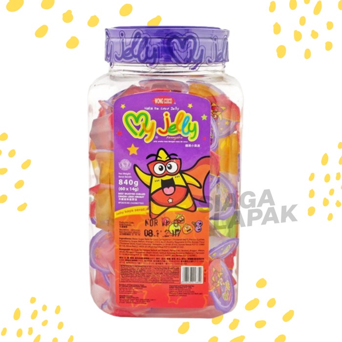 Jeli Nata De Coco My Jelly Wong Coco 840gr