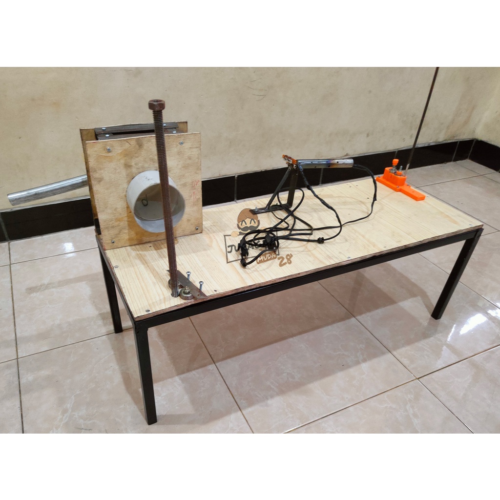 Mesin Pembuat Filament Botol Bekas Tinta 3D Printer versi Ekonomis