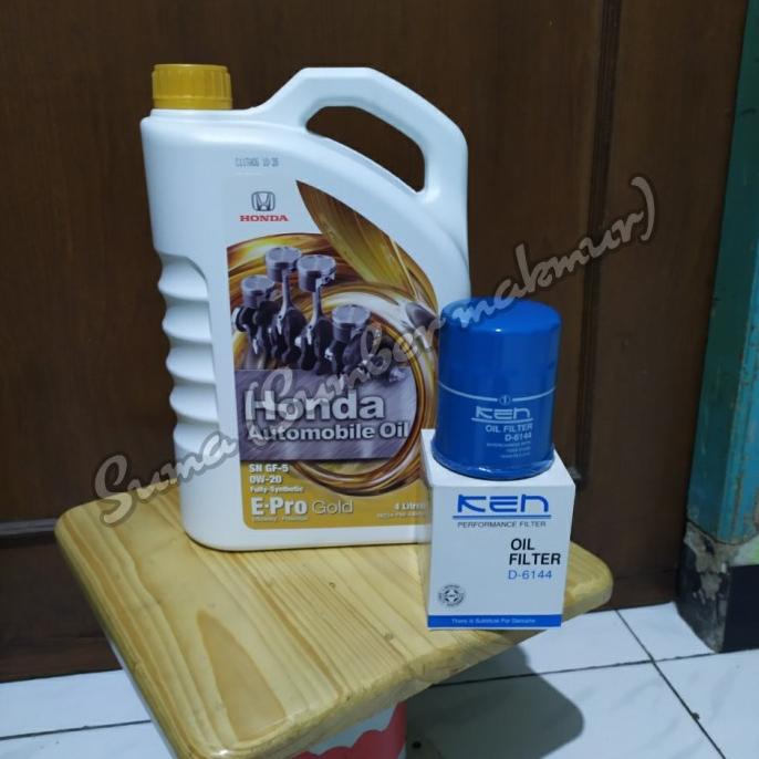 oli honda epro gold + filter oli honda brio, mobilio, brv, hrv, jazz
