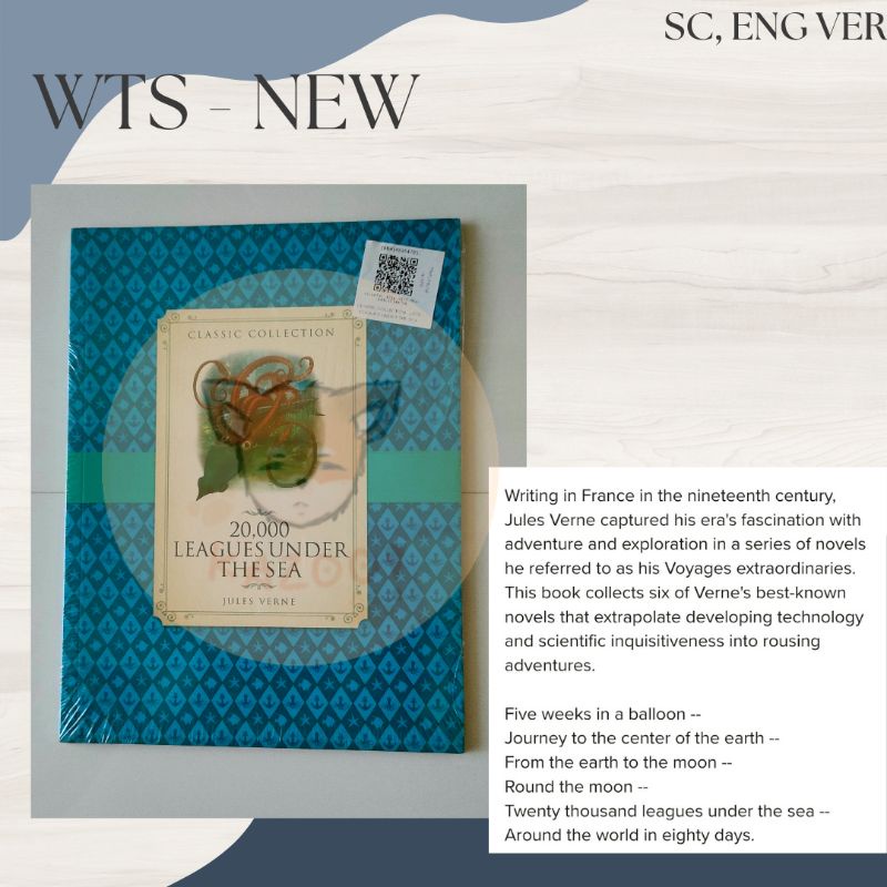 (Original, New) Classic Collection 20.000 Leagues under the sea julia verne