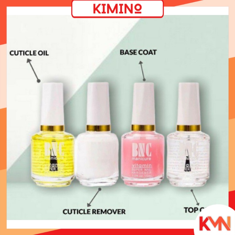 KMN BNC Vitamin Kuku Cuticle Oil Korea 15ml Cuticle Remover Nail Vitamin Pelembut Kutikula Kuku Nail Art Pedicure Mancure