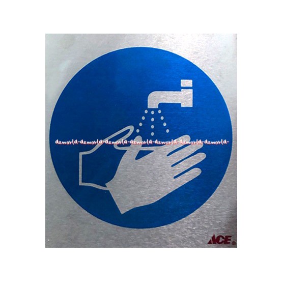 Kris Sticker Hand Wash Picture Gambar Cuci Tangan Di Kran Stiker Peringatan Wajib Cucitangan Handwash Wash Hand