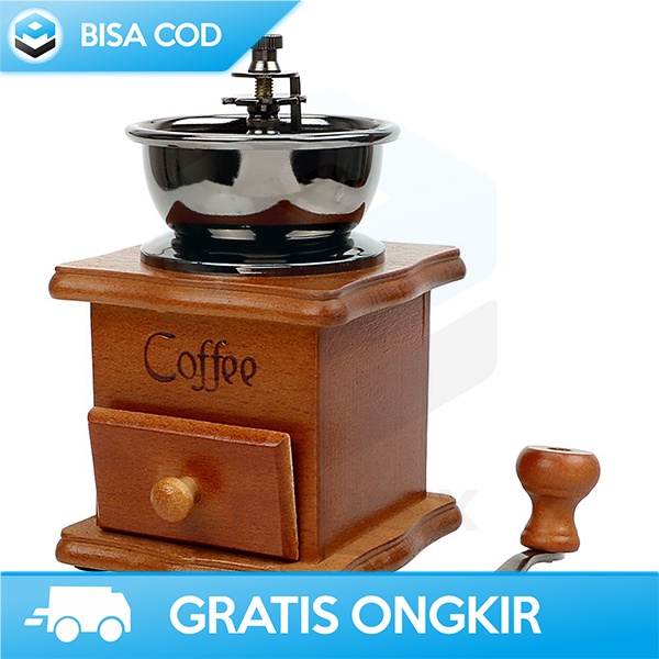 GILINGAN KOPI MANUAL COFFEE GRINDER ALAT PENGGILING KOPI MODEL RETRO