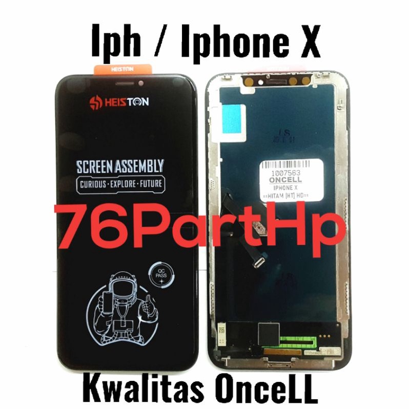 LCd Touchscreen Fullset kwalitas Oncell iPh X