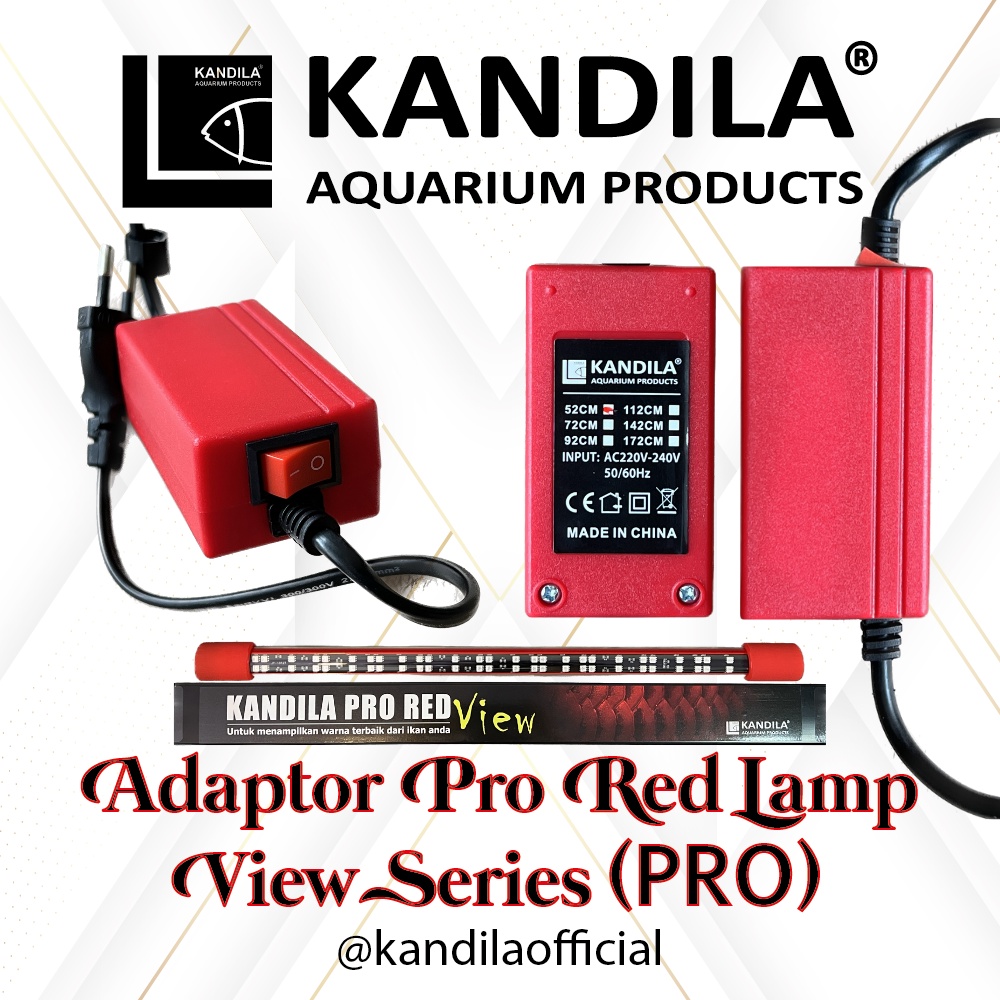 Jual Kandila Official Adaptor Lampu PRO Red View Series Lampu LED ...