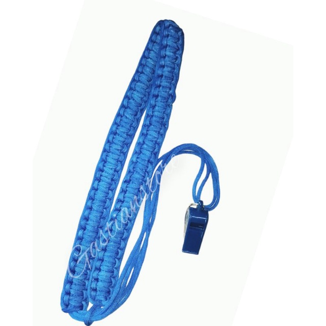 Tali peluit Pramuka tali kur warna biru