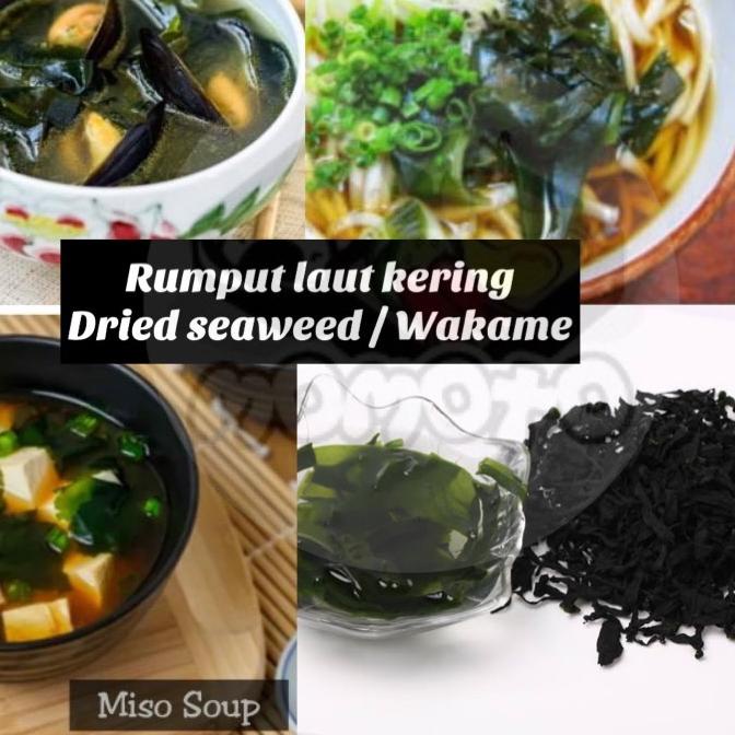 

5.5 Product HOT MURAH! Wakame Rumput Laut Kering Dry Seaweed Miyeok Miso Soup
