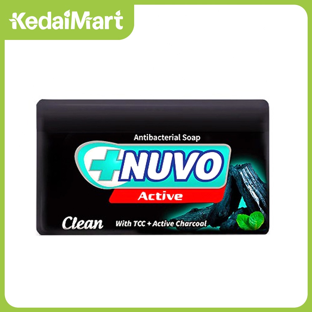 Nuvo Sabun Batang Bar Soap Hitam 110 Gram