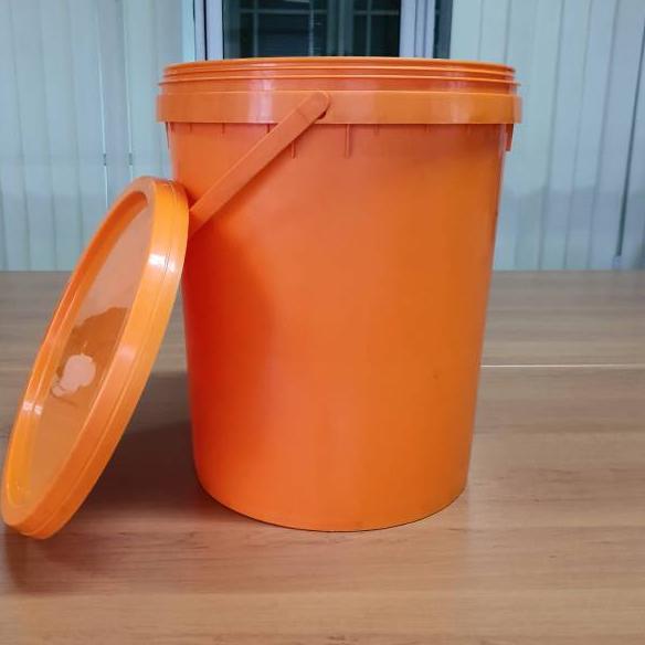 Best Seller (BARU) Ember Plastik 20 Liter / Pail 20 Liter (25 KG) untuk Cat / Makanan / Packaging (O