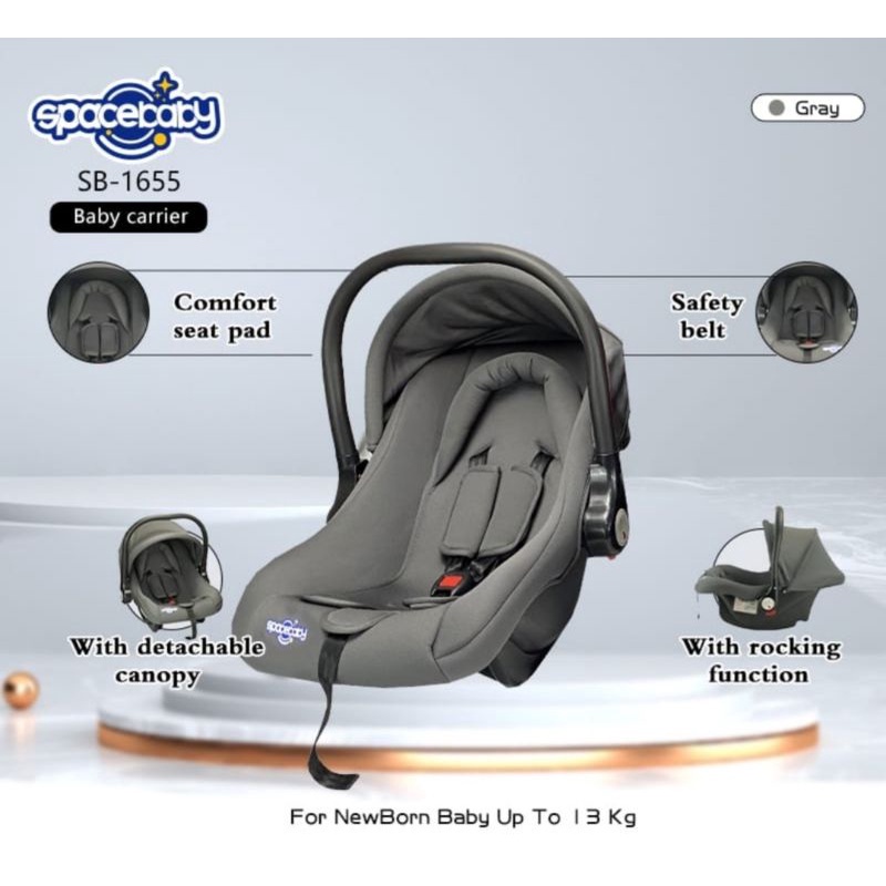 CAR SEAT BAYI SPACE BABY CARRIER 1655 / KURSI DUDUKAN MOBIL SB 1655 / ESTEEM / DRIVER / SB 2115