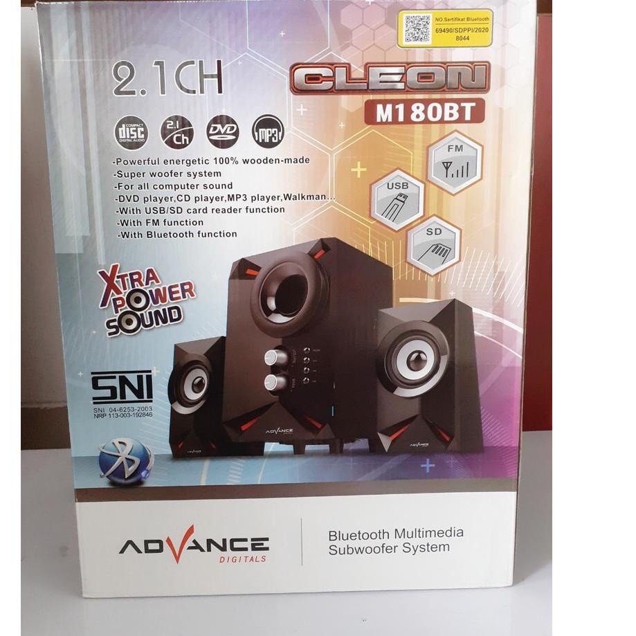 Oke Price.. speaker advance m180- bt speaker bluetooth/ speaker komputer /salon aktif advance