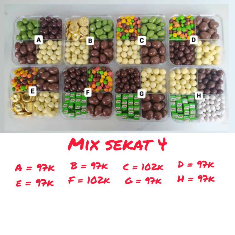 

Coklat Mix Sekat 4