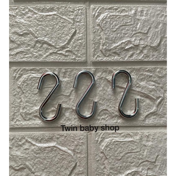besi S pengait gantungan ayunan bayi