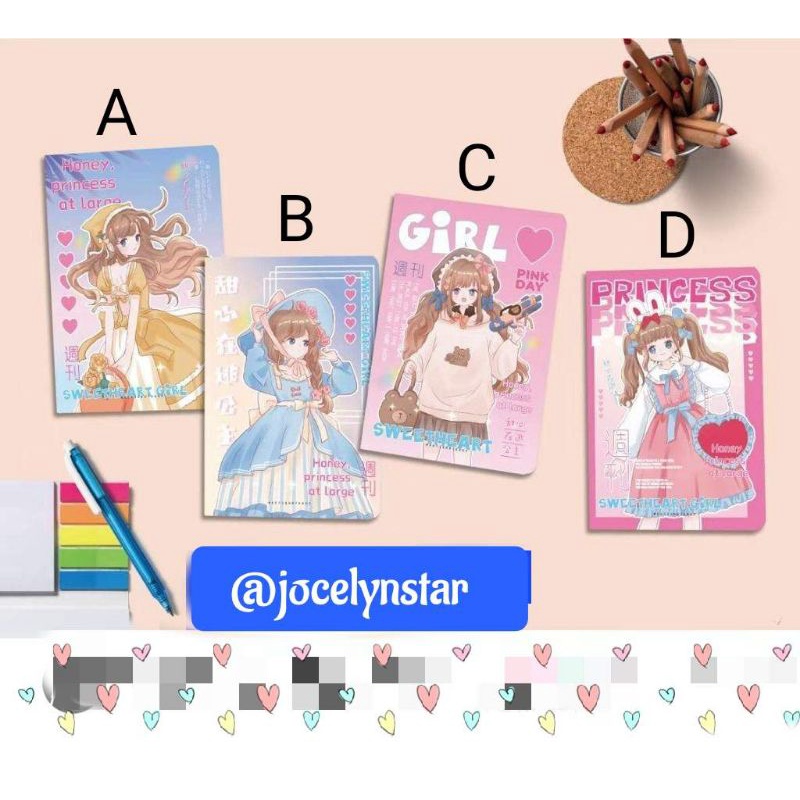 

Diary/ notes / agenda/ notes/ diary anime/ agenda fancy/ diary karakter/ notes jepang