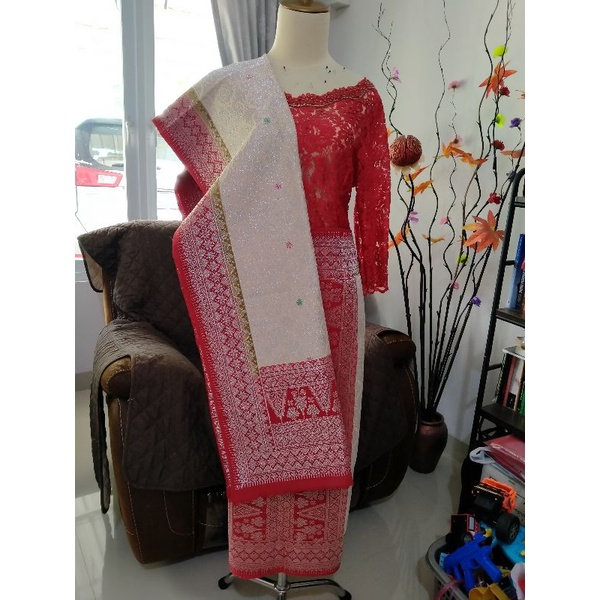 Songket Pancawarna//Songket 5 Dimensi sutra gebeng