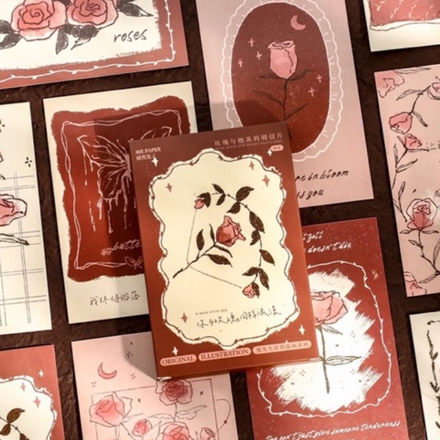 

Rose Card series 30pcs