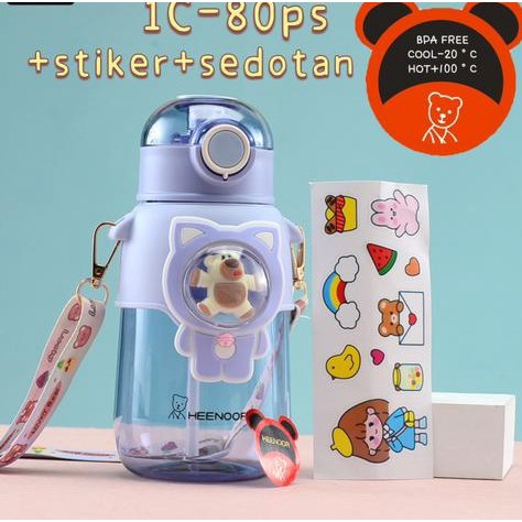DEOS --BARUU!!! BOTOL MINUM ANAK KODE HX 776 FREE STIKER + TALI+SEDOTAN KAPASITAS 700 ML