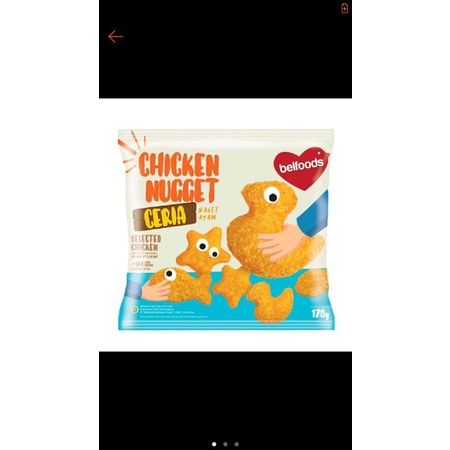 

PROMO!! BELFOODS CHICKEN NUGGET CERIA 170gr