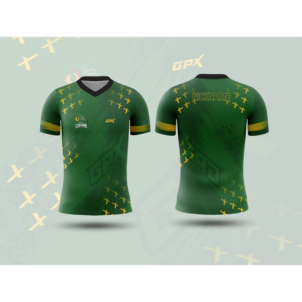Baju Kaos Tshirt Jersey Esport Geng Kapak GPX 2022 V-neck Free  Custom No + Nama Pria Wanita Full Pr