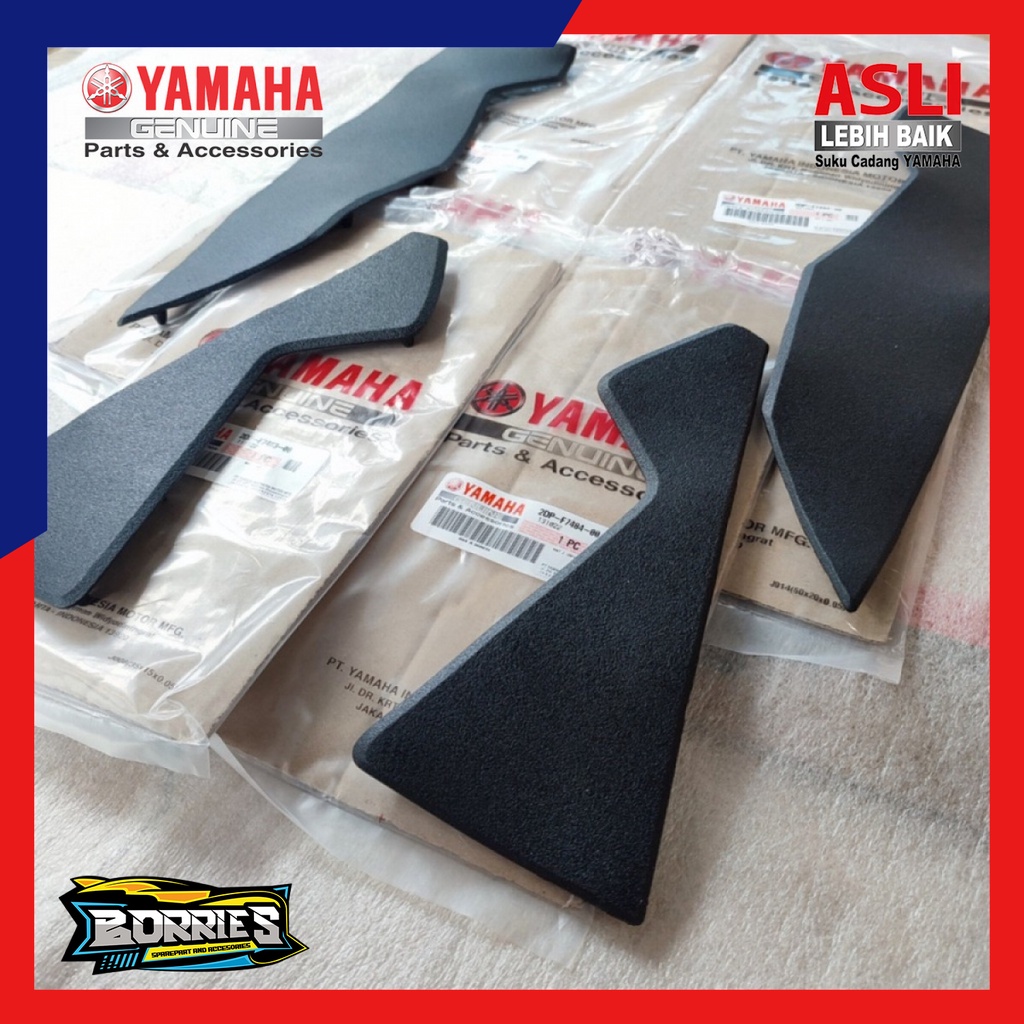 Bordes Karpet Mat Karet Pijakan Alas Lantai Kaki Set Nmax Depan Belakang Kanan Kiri N-Max NMAX 155