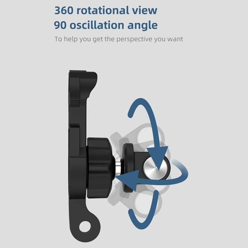 Telesin 360 Degree Rotate Mount for GoPro - TE-ZJZ-001 ( Mughnii )