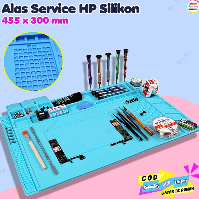 

Karpet Matras Alas Servis Silikon Soldering Mats Pad 450 x 300mm