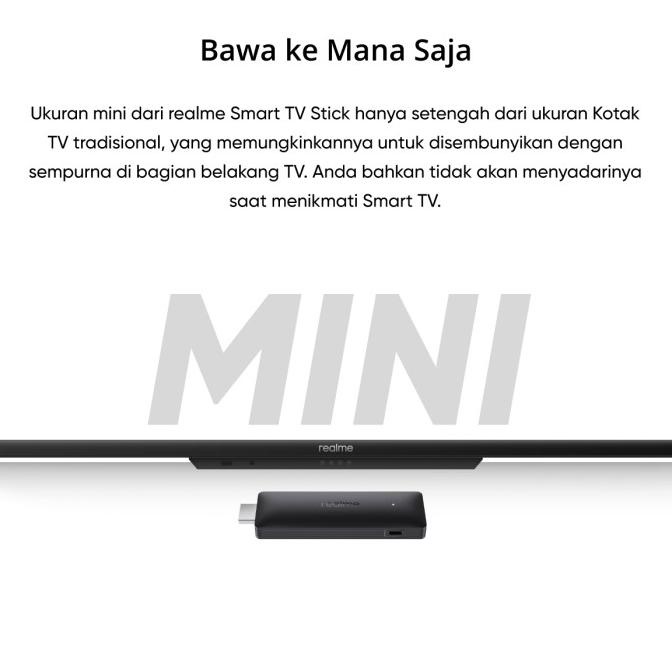 Realme Smart TV Stick, Android TV, Built-In Chromecast