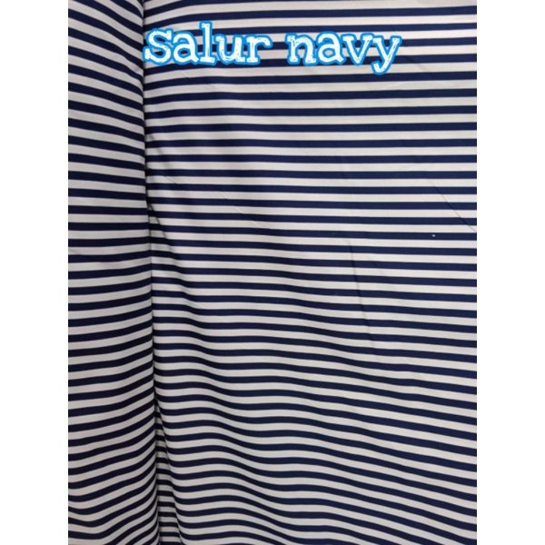 [SALUR, POLKA 1 METER] Salur Hitam Putih Kain sprei katun disperse polimikro grade A meteran salur dan polkadot
