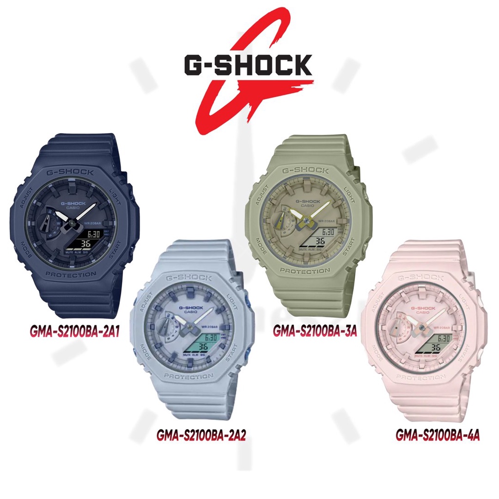 Jam Tangan Casio G-Shock GMA-S2100BA-2A1DR/ GMA-S2100BA-2A2DR/ GMA-S2100BA-3ADR/ GMA-S2100BA-4ADR Original