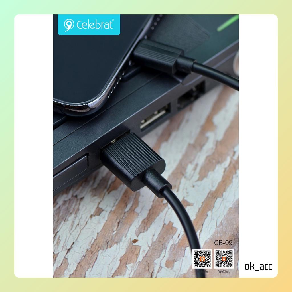 Kabel data cable Celebrat CB19T-i CBT19T-T CB09m CB09i CB09t charger chasan for android type C phone