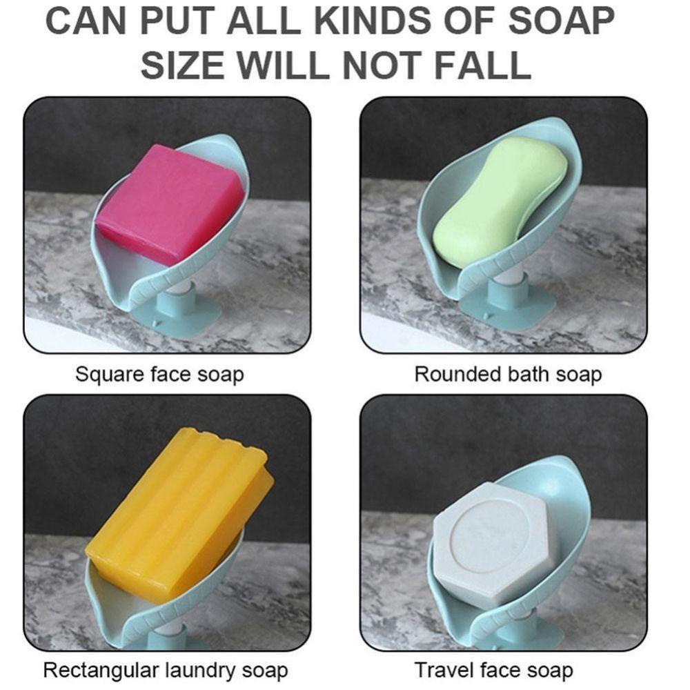 Solighter Rak Sabun Self Adhesive Drain Holder Tanpa Bor Tempat Sabun