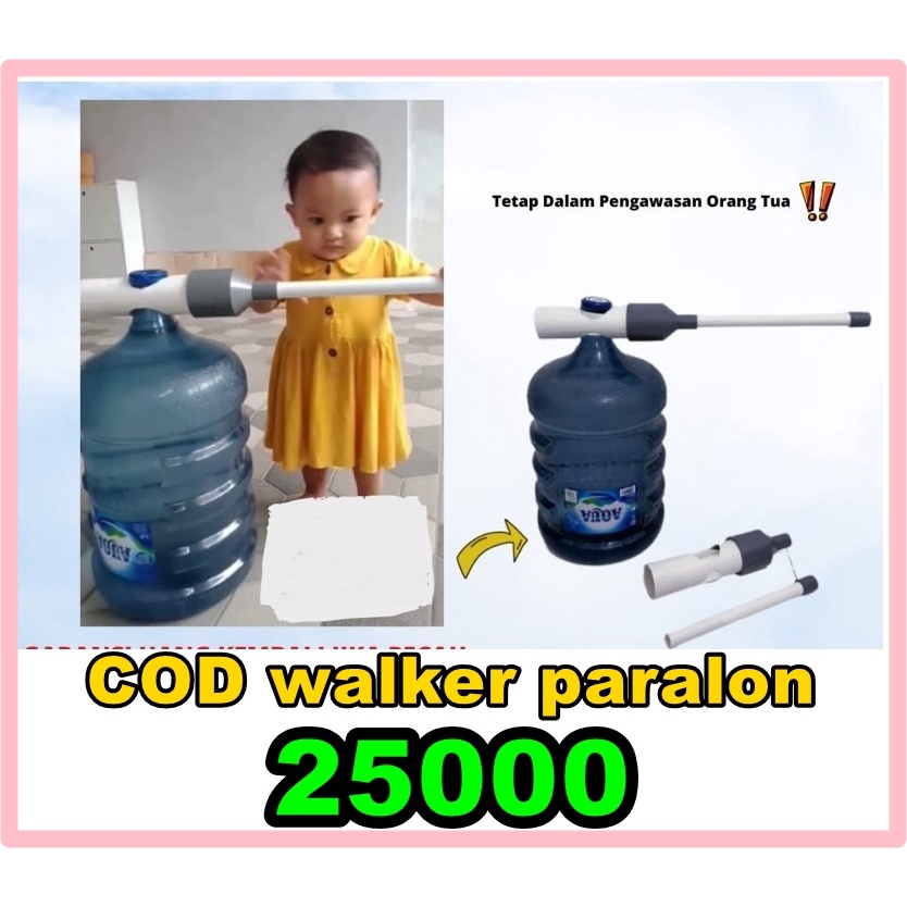 Jual Push Walker Pipa Paralon Galon Baby Walker Pipa Paralon Galon Alat Bantu Jalan Bayi