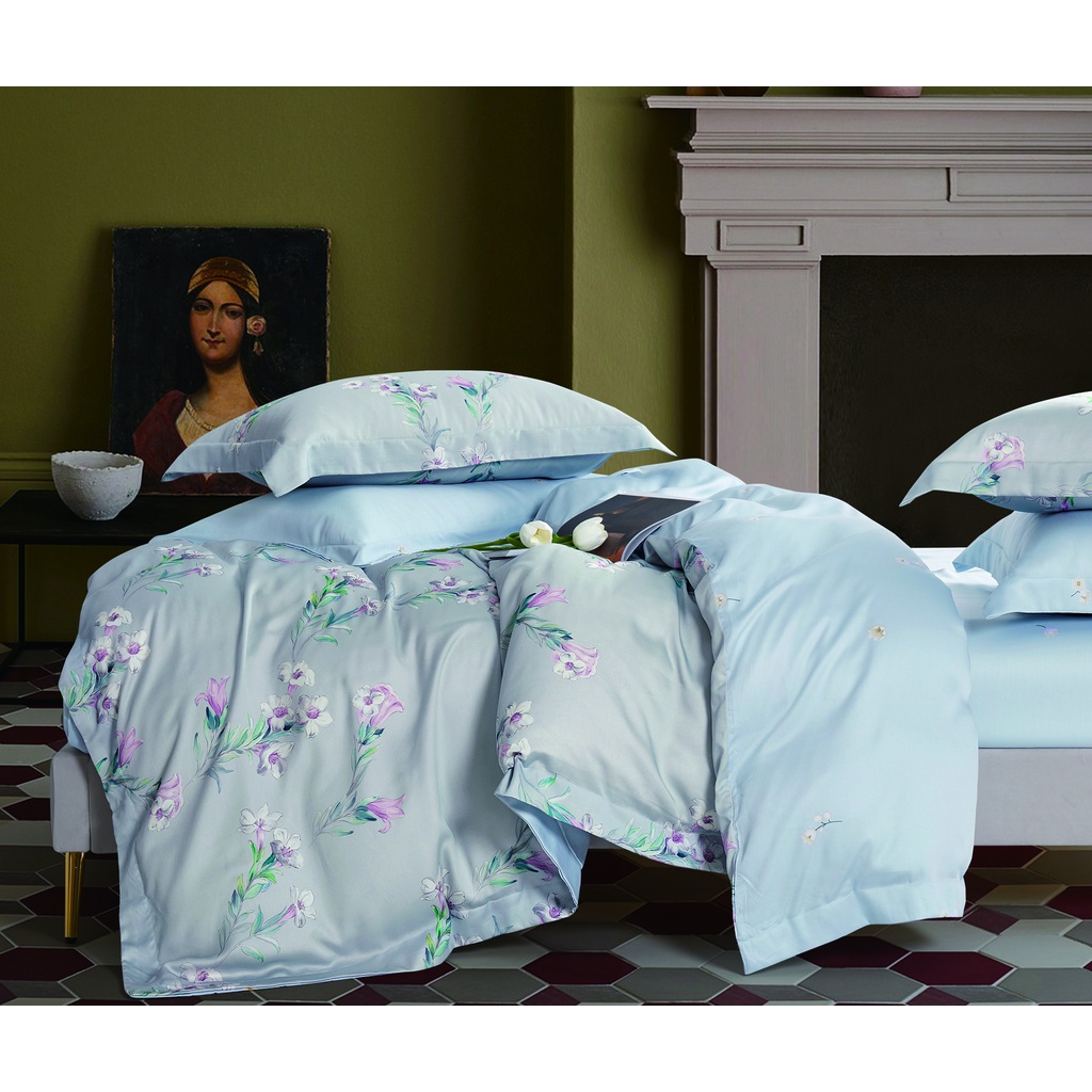 Picasso Sprei  Botanic Tencel Purple Flower