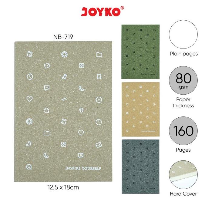 

Buku Tulis Catatan Polos Plain Notebook Joyko NB-719