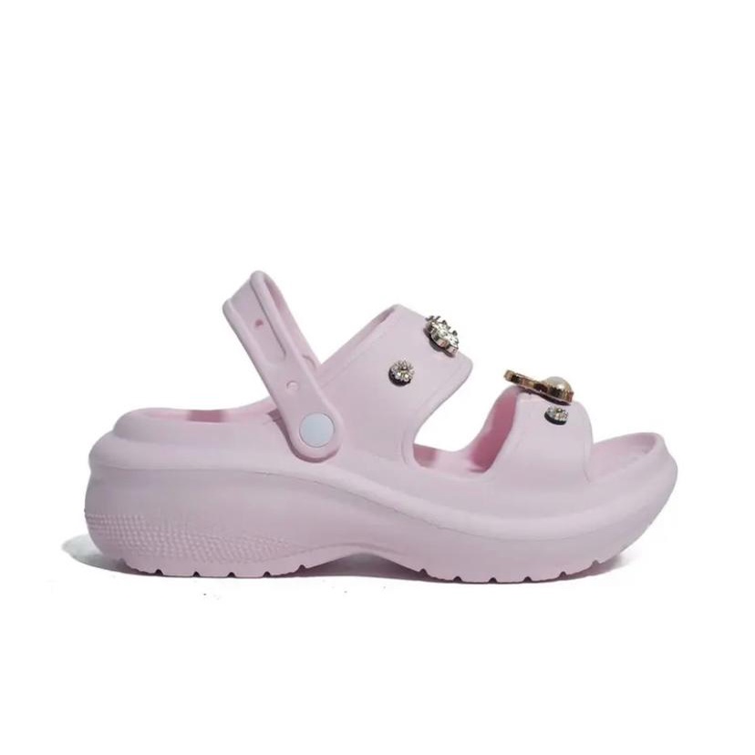 Sandal Wanita Jelly CROCSS Cartoon Beach Jibbit Rabbit Fashion Summer Import / Sandal Karet Jibbit Rabbit