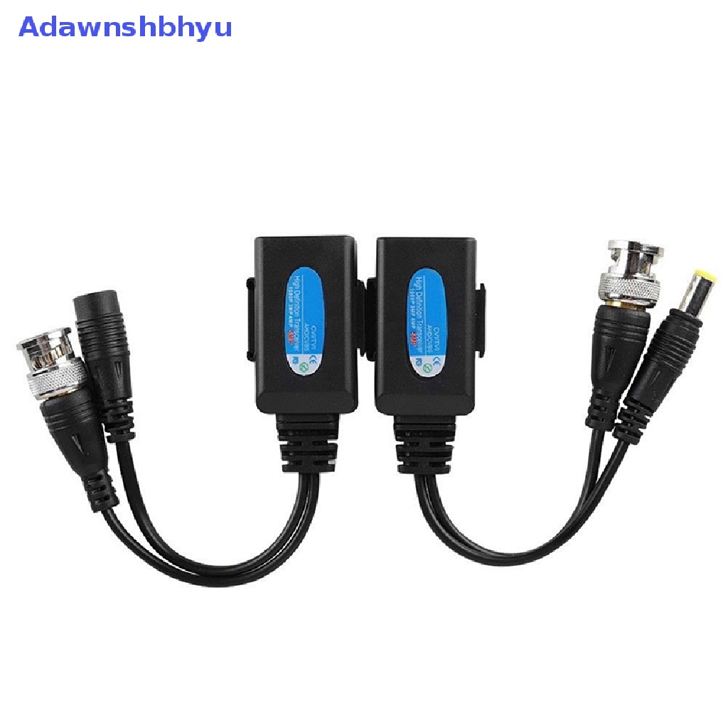 Adhyu 1pasang CCTV Coax BNC Video Power Balun Transceiver Ke CAT5e 6konektor RJ45 ID