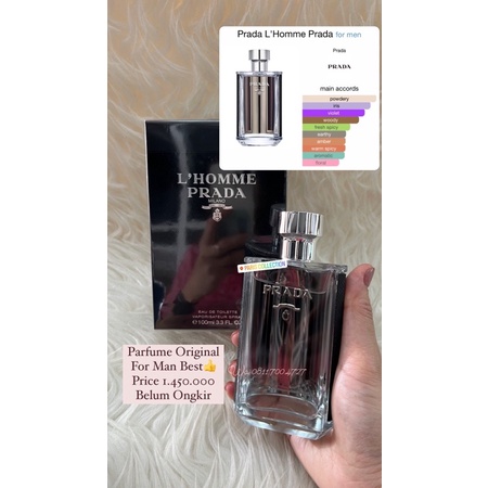 parfume Original Prada 100ml man